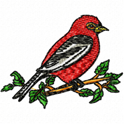 Small Birds Embroidery Design 5